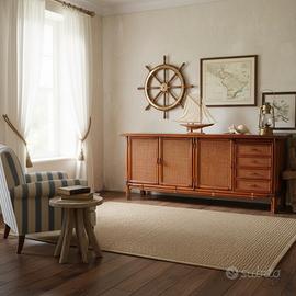 VERO VINTAGECredenza buffet bambù midollino rattan
