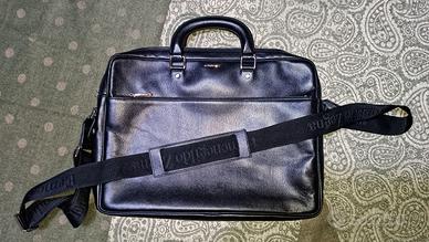 Ermenegildo Zegna Borsa Business Bag pelle nera