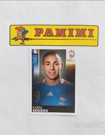 Karim Benzema rookie France Euro 2008 Panini