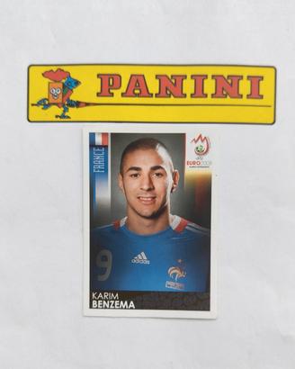 Karim Benzema rookie France Euro 2008 Panini