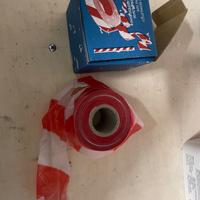 Nastro segnaletico bianco rosso