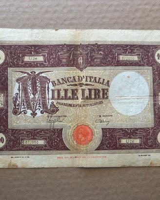 Banconota 1000 lire barbetti