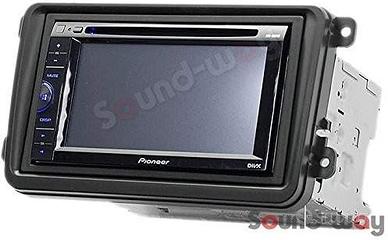 Montaggio Autoradio, Mascherina 2 DIN con Staffe d