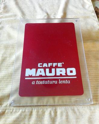 Insegna targa pubblicitaria “Caffè Mauro” 