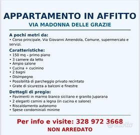 Appartamento in via madonna delle grazie