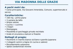 Appartamento in via madonna delle grazie