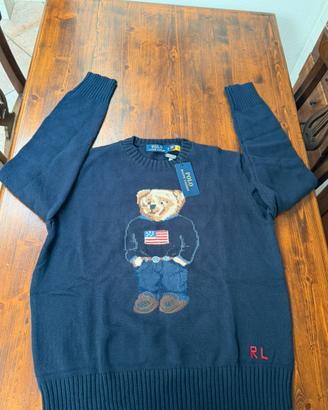 Polo Ralph Lauren maglione uomo M | orso ricamato