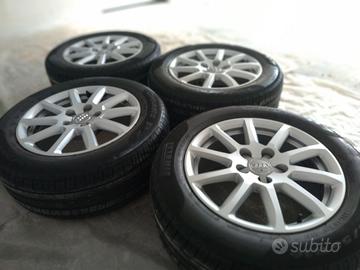 Cerchi Originali Audi 16" a 10 razze con gomme