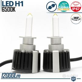 Kit Full Led 6000k canbus COPPIA LAMPADE H1 Luce Bianca No Error