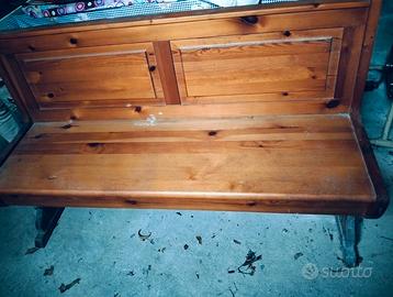 Panca grande in abete