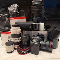 Canon 5d mark iv + obiettivi + accessori