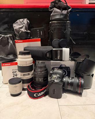 Canon 5d mark iv + obiettivi + accessori