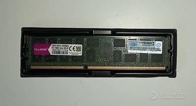 Ram 16 Gb DDr3 1600MHz HP per server.