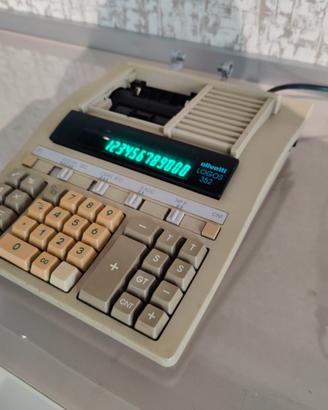 Calcolatrice da tavolo vintage Olivetti Logos 352