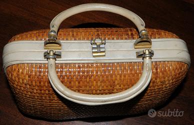 Borsetta vintage rattan