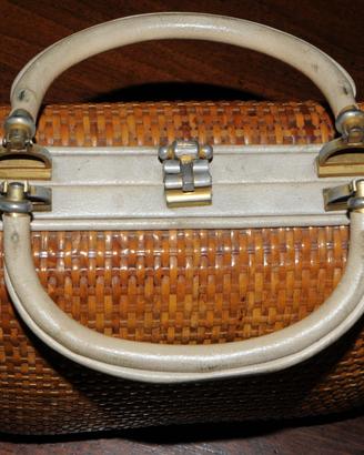 Borsetta vintage rattan