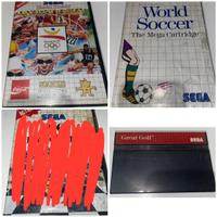 3 giochi per SEGA MASTER SYSTEM