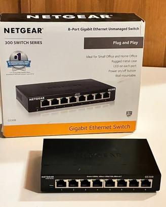 NETGEAR Switch Ethernet 8 porte Unmanaged (GS308)