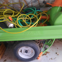 Rimorchio x motocoltivatore ribaltabile