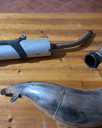 scarico compelto ktm 125 exc