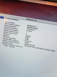 MacBook Intel i7 | 8GB RAM | Affidabile, pulito, p
