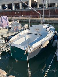 Barca a vela buonvento autocostruita