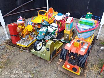 giostra dondolante a gettoni