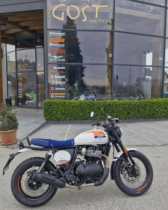 Royal Enfield Interceptor Bear Boardwalk White