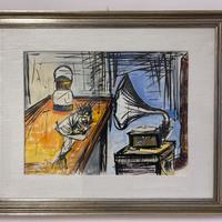 Quadro Stefano Ruta  – Grammofono e lanterna