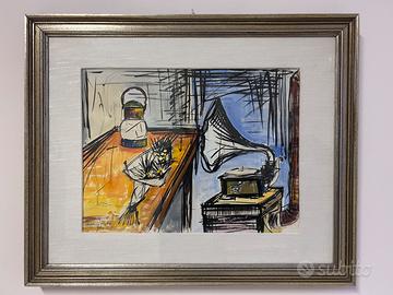 Quadro Stefano Ruta  – Grammofono e lanterna