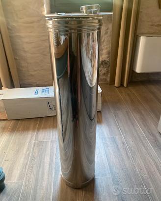 Canna fumaria in acciaio inox coibentata