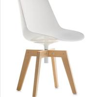Sedia mdf italia flow chair girevole
