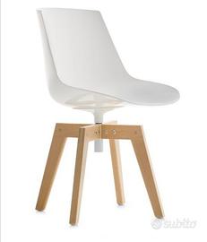 Sedia mdf italia flow chair girevole