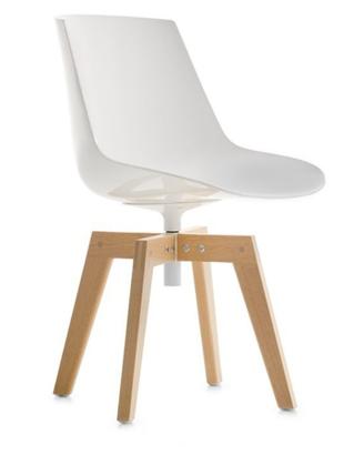 Sedia mdf italia flow chair girevole