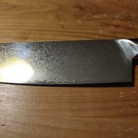 Coltello Nakiri in Acciaio Damasco – Forgiato a Ma