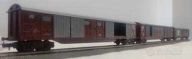 Lima 303207 FS 3x Carro chiuso p. scorrevoli Gabs