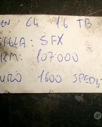 Motore per citroen c4 1.6tb sigla sfx km 107000