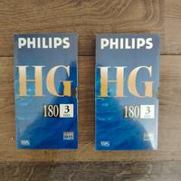 2 VHS Philips HG 180 - Nuove e Sigillate