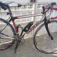 bicicletta da corsa in carbonio, taglia 52