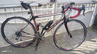 bicicletta da corsa in carbonio, taglia 52