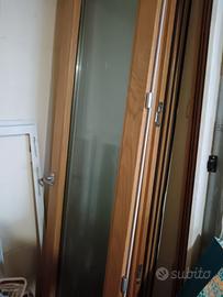 Infissi doppio vetro legno e alluminio