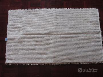 Tappeto cotone ciniglia bianco Gabel