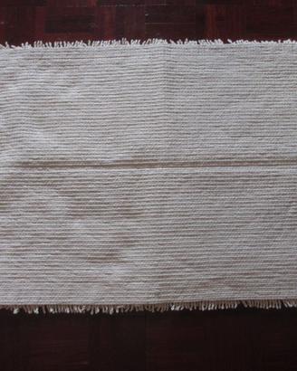 Tappeto cotone ciniglia bianco Gabel
