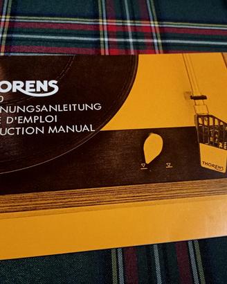 THORENS TD 160 manuale istruzioni (owner's manual)