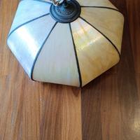 Lampadario in vetro colorato  stile Tiffany 42cm