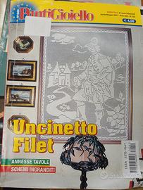 rivista uncinetto filet. intatta
