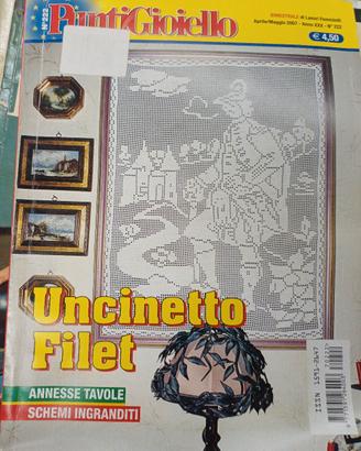 rivista uncinetto filet. intatta