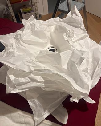 Lampadario ikea di carta