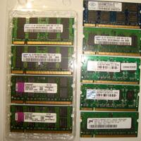 RAM SODIMM DDR2 E DDR3 1&2GB