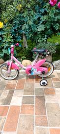 BICICLETTA BIMBA CON ROTELLE 